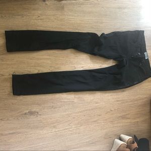 Wesc black straight leg jeans